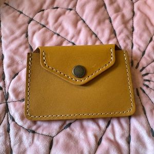 Portland leather love bug wallet sunflower